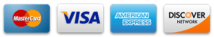 Accepted payment methods — Visa, Mastercard, PayPal, American Express